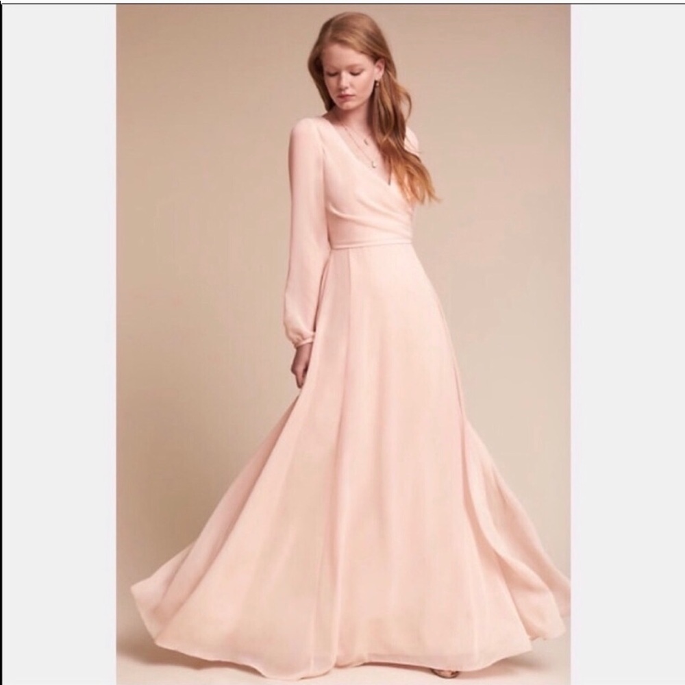BHLDN Nova dress (ice pink)